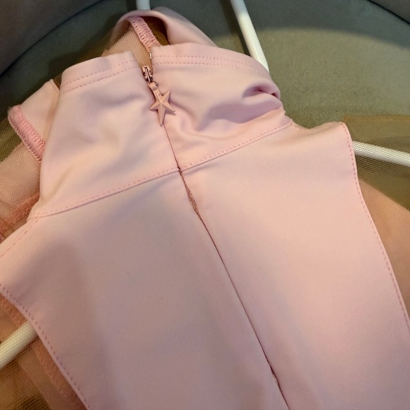 MUGLER - Lvr Exclusive Jersey & Tulle Jumpsuit - Picture 4 of 9